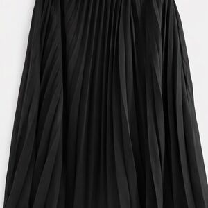 Worthington Black Pleated A-Line Skirt Size XL